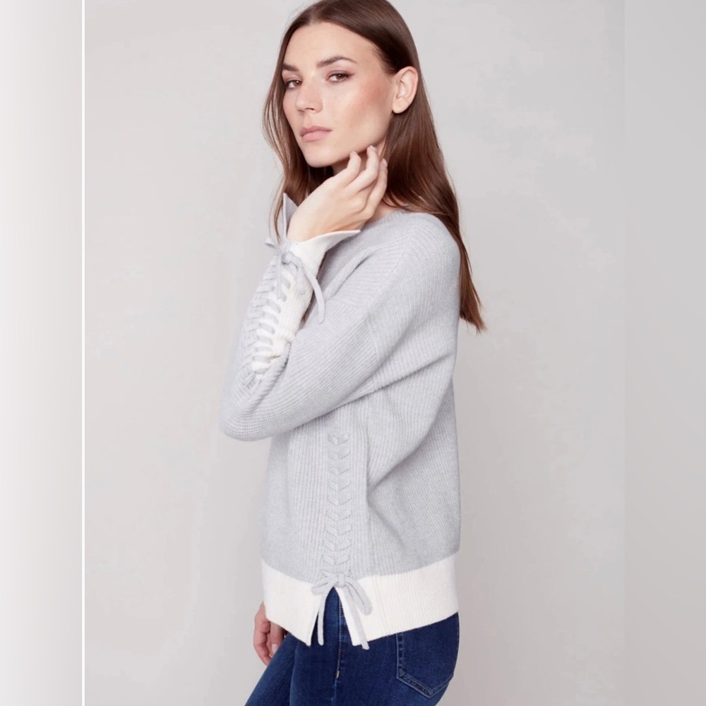 Charlie B Collection, Crewneck Sweater, S/P